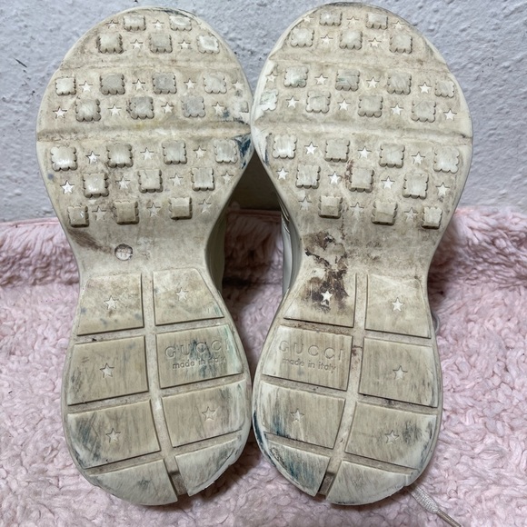GUCCI Gucci logo leather sneakers Sneakers size 10 main image 5
